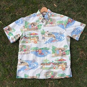 Colorful Hawaiian Print Shirt